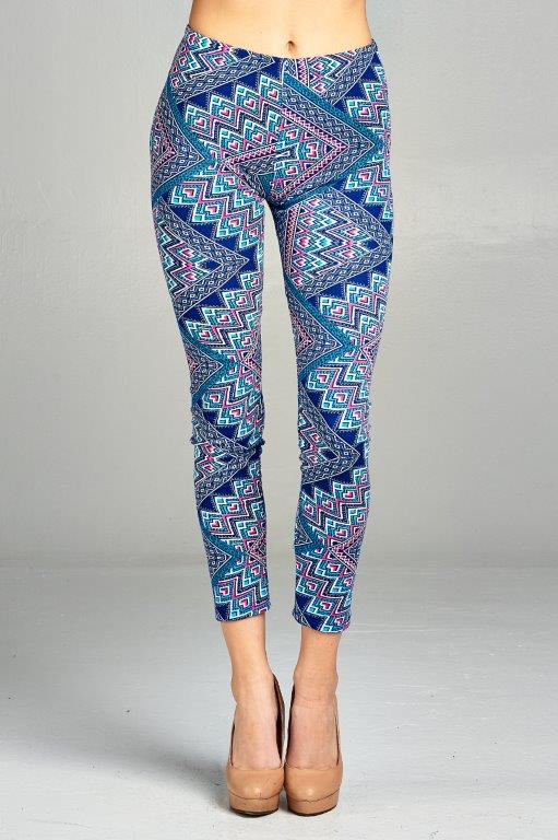 LK Luv Women’s Printed Stretchy Casual Soft Fashion Leggings Pants – LKLUV